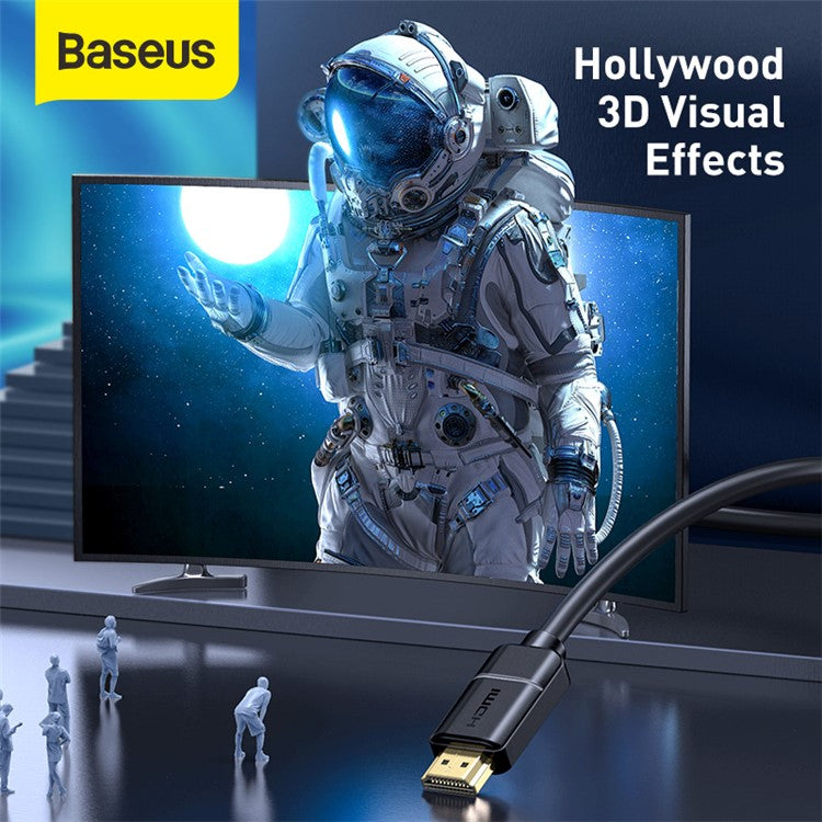BASEUS 4K High Definition Series Male-to-Male HDMI Adapter Cable 8m Black