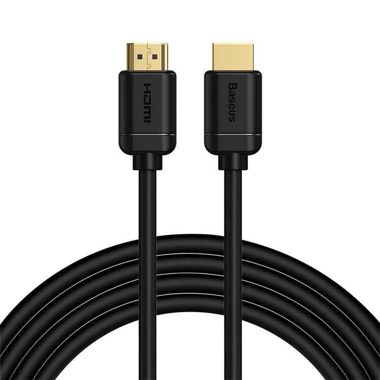 BASEUS 4K High Definition Series HDMI 2.0 Male-to-Male Adapter Cable 3m Black