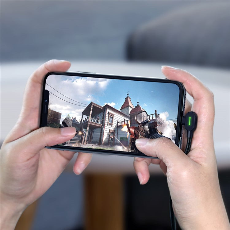 MCDODO Button Series 1.2M USB-C Male to Lightning 8Pin Male PD Charging Cable with LED Indicator Light for iPhone iPad iPod