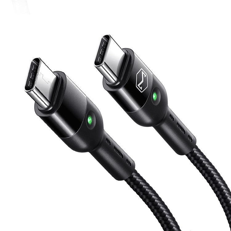 MCDODO for iPhone 15 Series Spring Coiled Type-C to Type-C Data Cable Power Delivery PD Fast Charger Cable