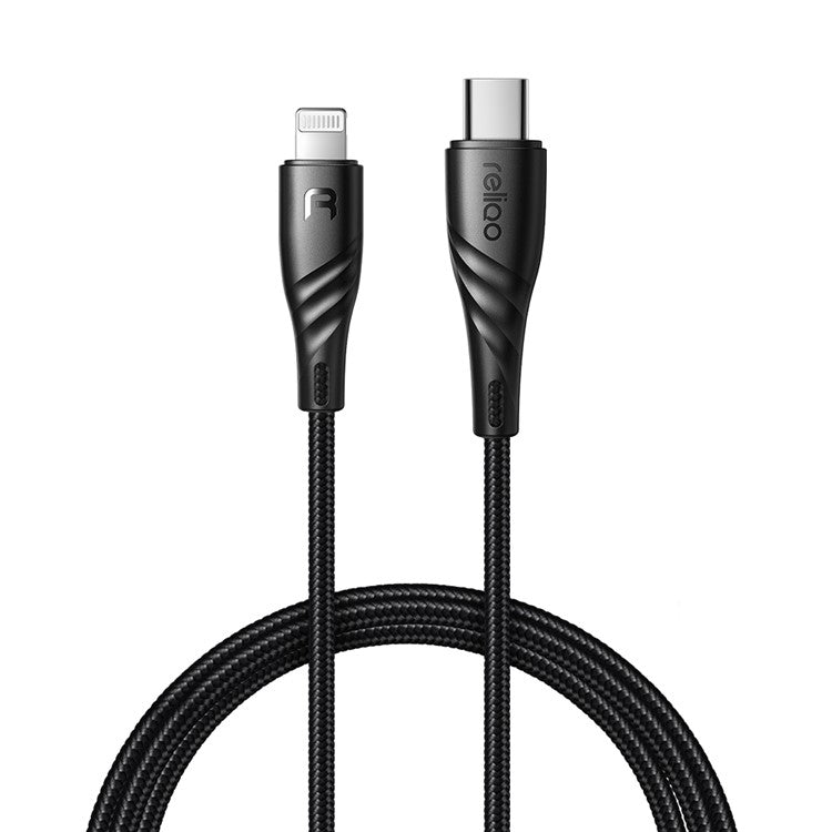 RELIQO 1.2M Type-C to MFi Certified Lightning 8Pin Data Cable Power Delivery PD Fast Charger Cable