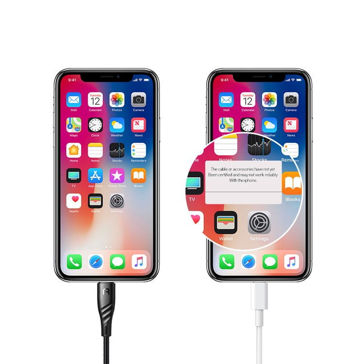 RELIQO 1.2M Type-C to MFi Certified Lightning 8Pin Data Cable Power Delivery PD Fast Charger Cable