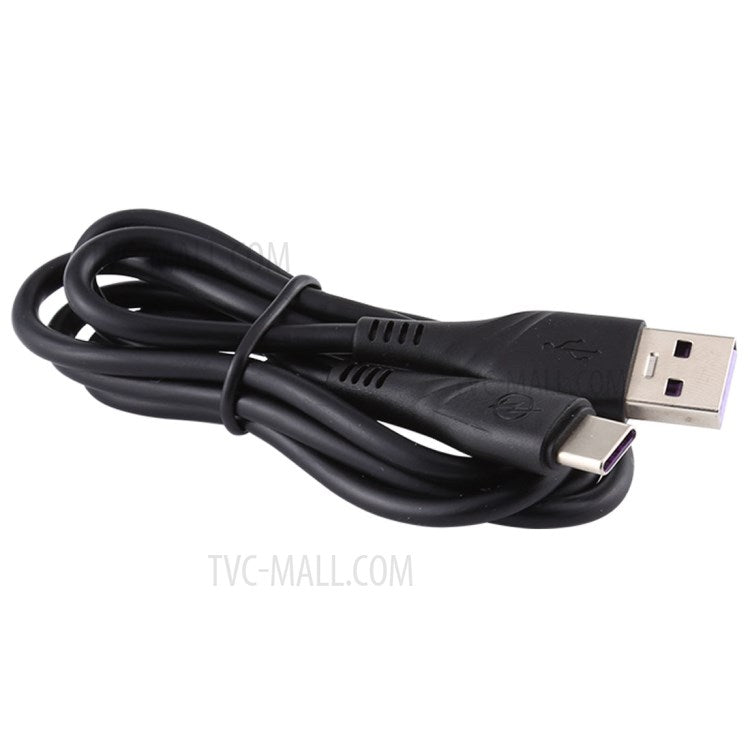 For iPhone 15 Series 1M USB Type-C to USB-A 3.0 Data Sync Charging Cable for Samsung Huawei Xiaomi - Black