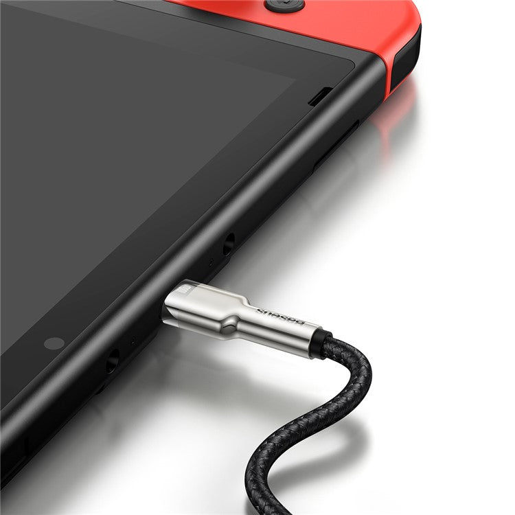 BASEUS Cafule Series for iPhone 15 Series Metal Data Cable Type-C to Type-C 100W, 1m - Black