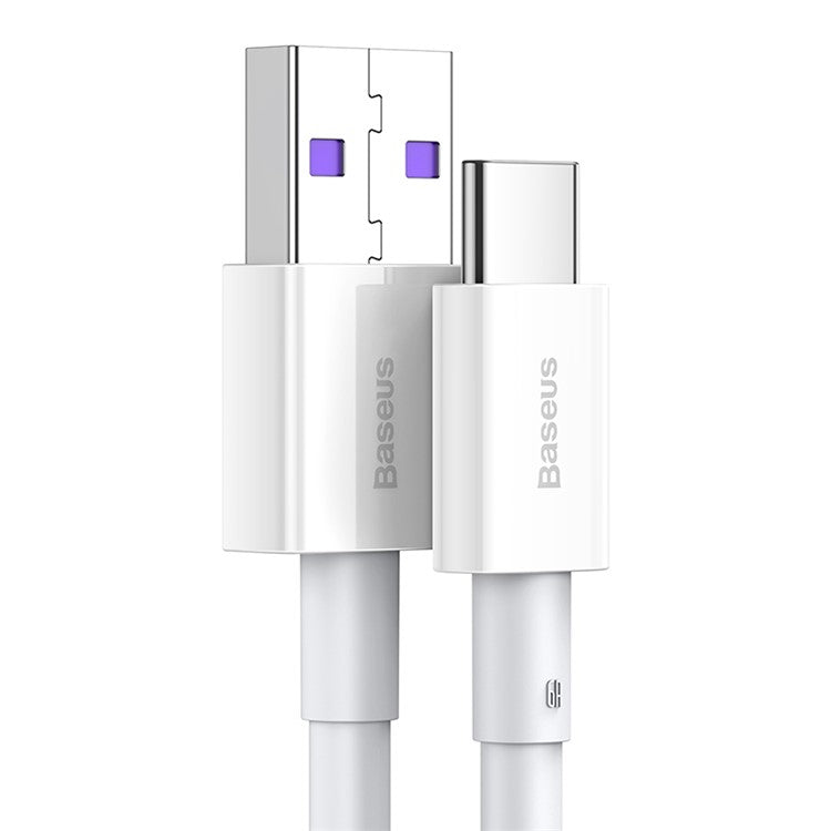 BASEUS Superior Series Fast Charging Data Cable USB to Type-C 66W 1m - White
