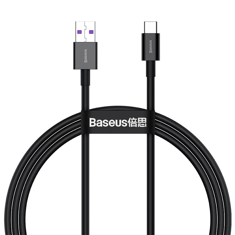 BASEUS Superior Series Fast Charging Data Cable USB to Type-C 66W 2m - Black