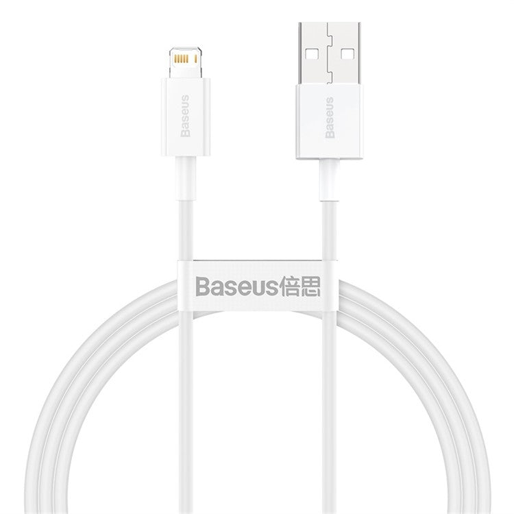 BASEUS Superior Series Fast Charging Data Cable USB to iP 2.4A 1m - White