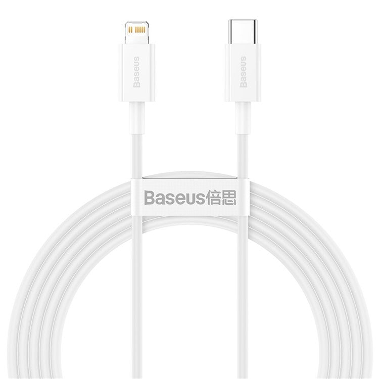 BASEUS Superior Series Fast Charging Data Cable Type-C to iP PD 20W 2m - White