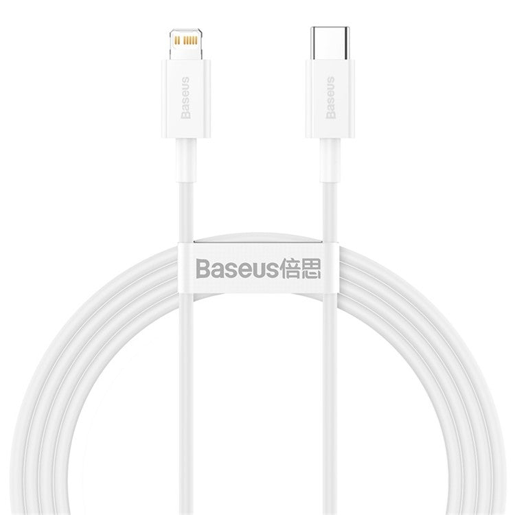 BASEUS Superior Series Fast Charging Data Cable Type-C to iP PD 20W 1.5m - White