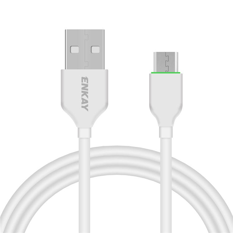 ENKAY ENK-CB306 1m USB 2.0 to Micro USB 3A Data Sync Fast Charging Cable Wire for Samsung Huawei Xiaomi Note Tablet