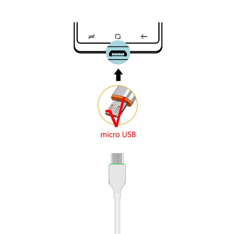 ENKAY ENK-CB306 1m USB 2.0 to Micro USB 3A Data Sync Fast Charging Cable Wire for Samsung Huawei Xiaomi Note Tablet