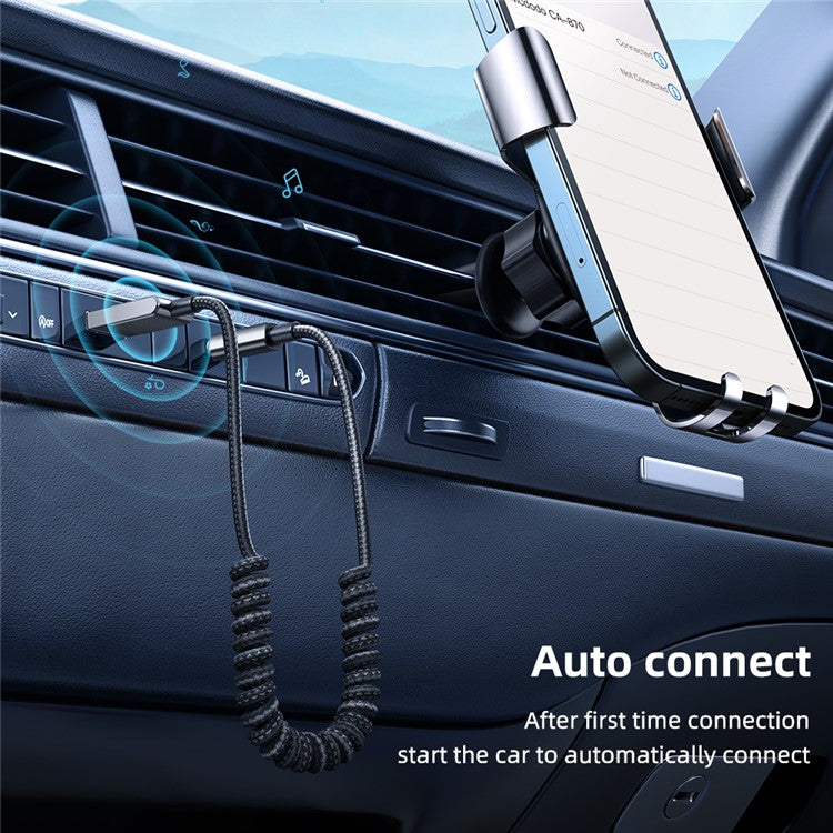 MCDODO CA-8700 MDD 1.2m Aux Bluetooth Adapter Dongle Cable for Car 3.5mm Jack Aux Receiver Speaker Audio Music Transmitter