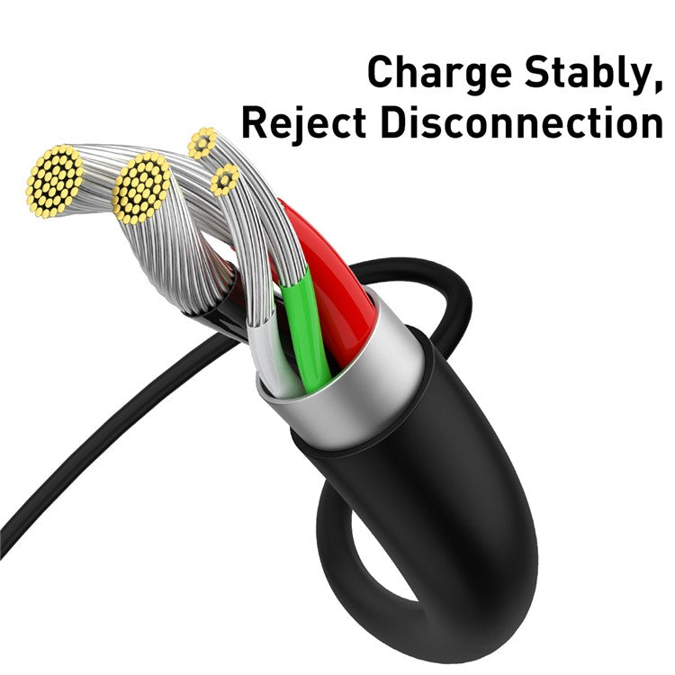 BASEUS Superior Series Fast Charging Data Cable USB to Micro 2A Cord 1m - Black