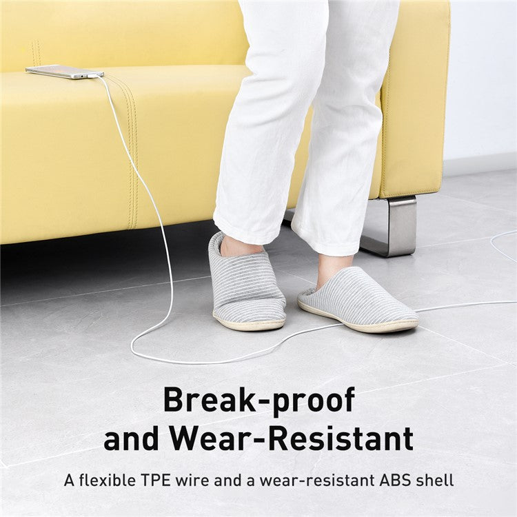 BASEUS Superior Series Fast Charging Data Cable USB to Micro 2A Cord 1m - White