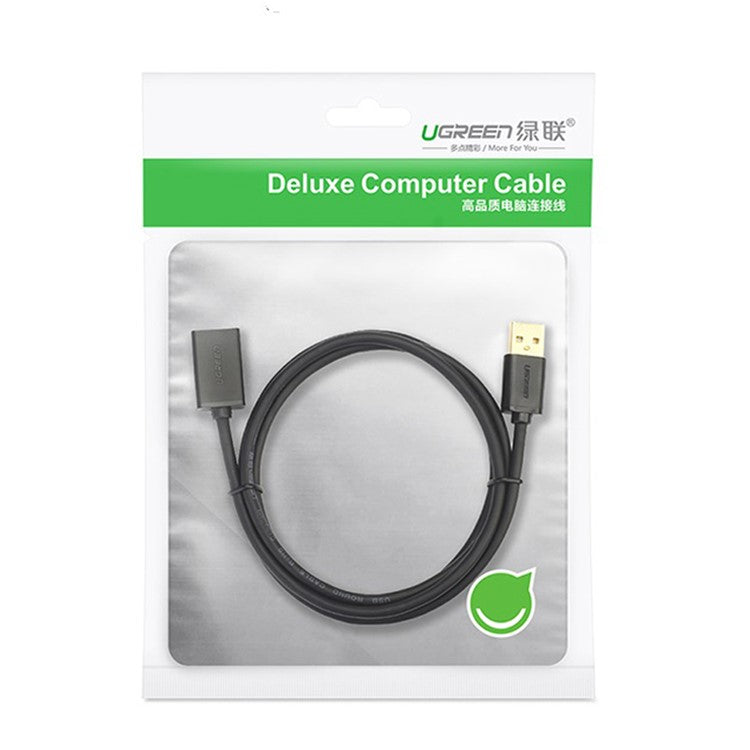 UGREEN 1.5m USB2.0 Extension Cable Male to Female Extended Data Cable Cord for Computer USB Flash Drive