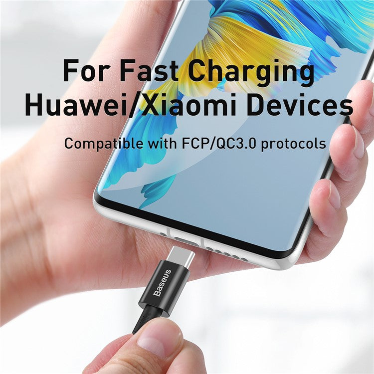 BASEUS Superior Series for iPhone 15 Series Fast Charging Data Cable Type-C to Type-C 100W 1m - Black