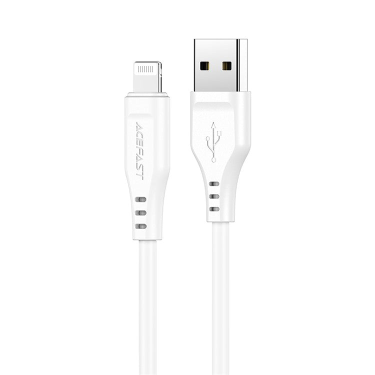 ACEFAST C3-02 MFI Certified USB-A to Lightning TPE Charging Data Cable 1.2m - White