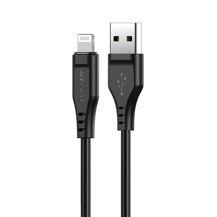 ACEFAST C3-02 MFI Certified USB-A to Lightning TPE Charging Data Cable 1.2m - Black