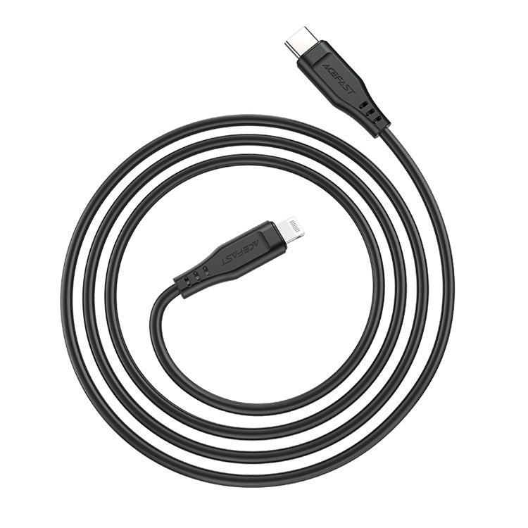 ACEFAST C3-01 MFI Certified USB-C to Lightning TPE Charging Data Cable Support PD30W Fast Charging 1.2m - White
