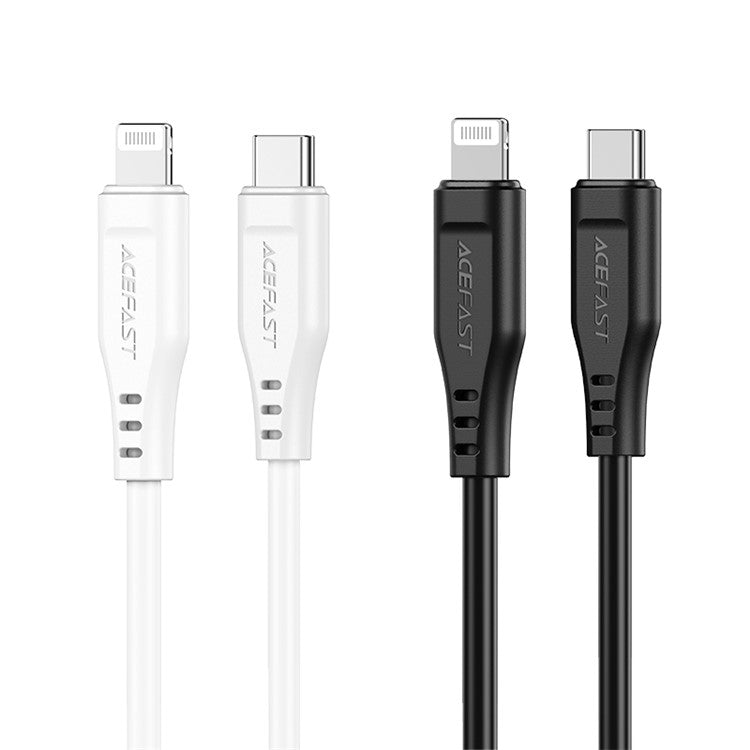 ACEFAST C3-01 MFI Certified USB-C to Lightning TPE Charging Data Cable Support PD30W Fast Charging 1.2m - White