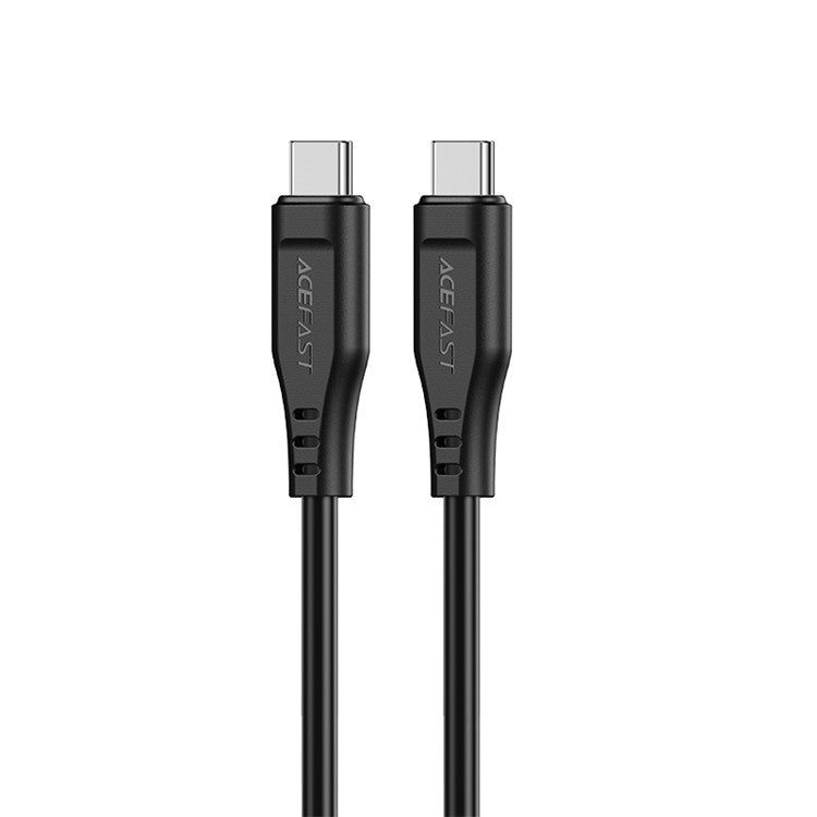 ACEFAST C3-03 for iPhone 15 Series 60W High Power USB-C to USB-C TPE Charging Data Cable 1.2m - Black