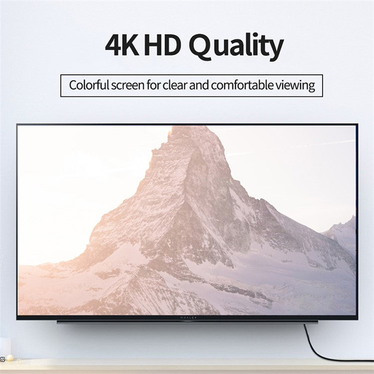 PQ105 2m USB3.1 Type-C Male to Female Gen2 4K Projection Screen 10Gbps High Speed Data Cable PD100W 5A Fast Charging Cable