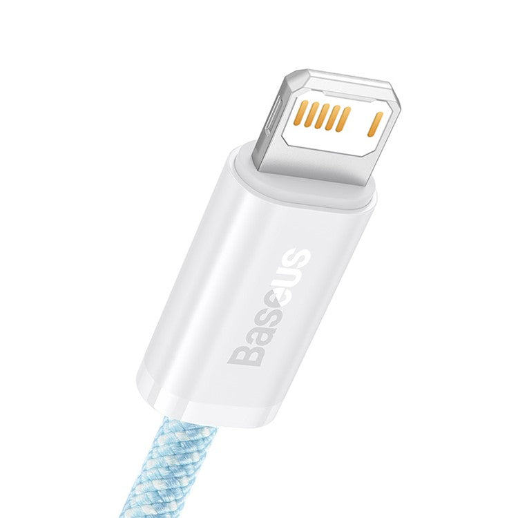 BASEUS Dynamic Series 2.4A 2m Fast Charging Data Cable USB to iP Braided Cord - Blue