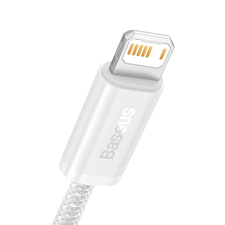 BASEUS Dynamic Series 2.4A 1m Fast Charging Data Cable USB to iP Charging Cord - White