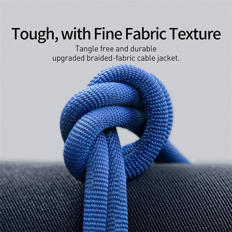 BASEUS Crystal Shine Series 20W 2m Fast Charging Type-C to iP Data Cable - Blue