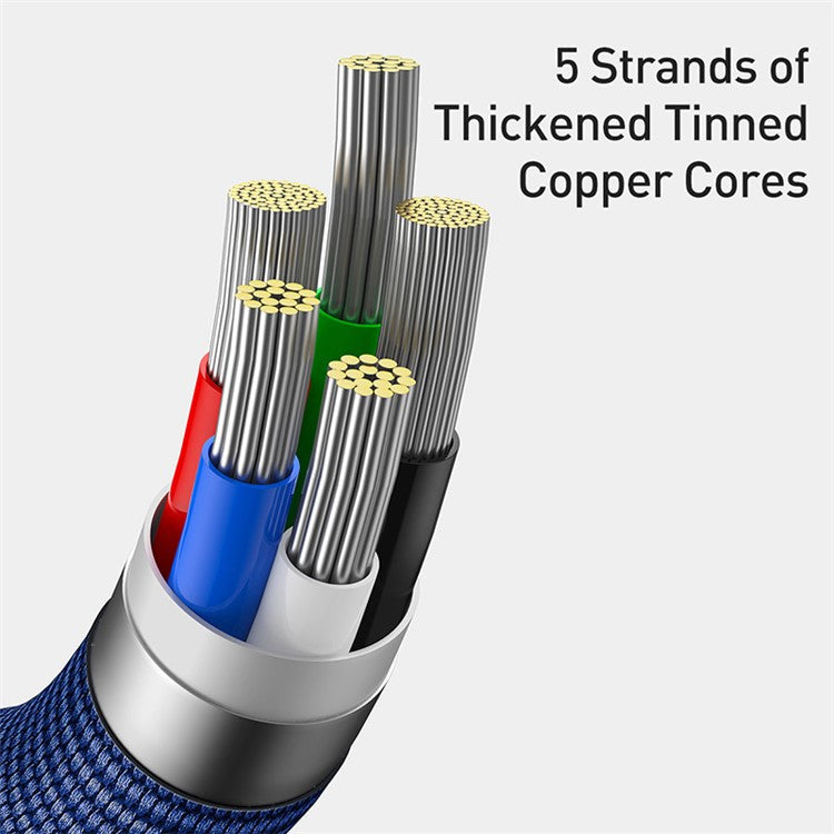 BASEUS Crystal Shine Series 20W 2m Fast Charging Type-C to iP Data Cable - Blue