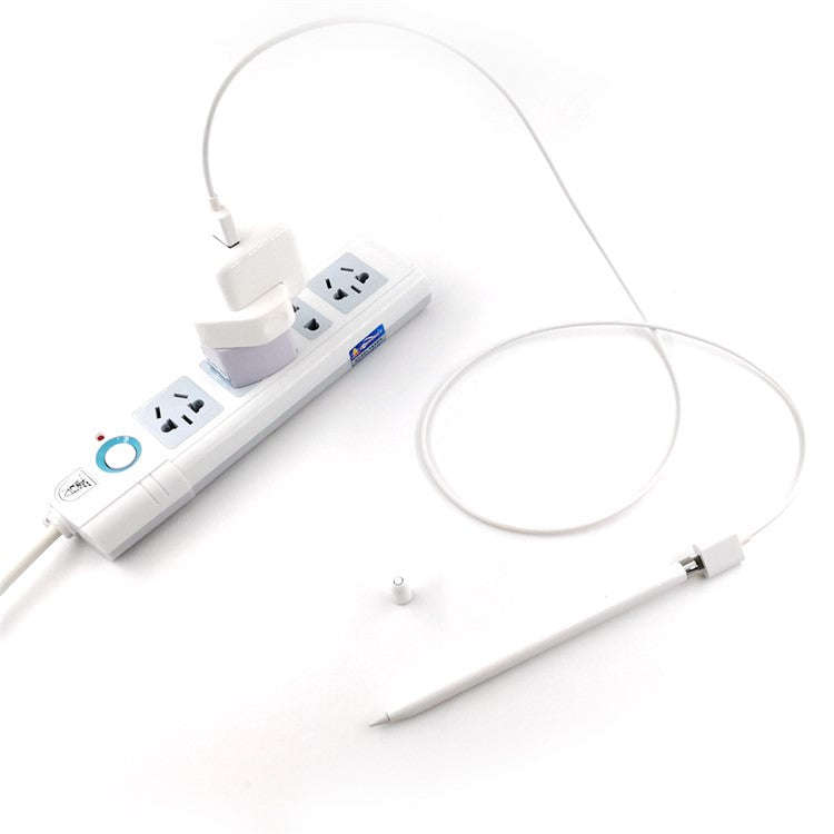 Lightning to USB Charging Cable for Apple Pencil Female to Male Extension Charging Connector Adapter Cord, 1m