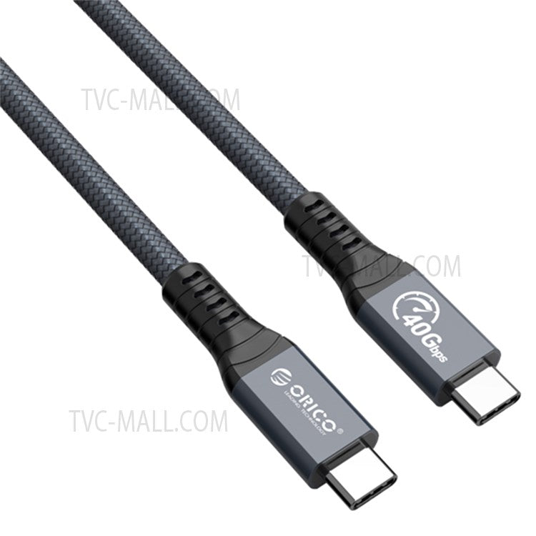 ORICO ORICO-TBZ4-08 0.8m Thunderbolt 4 Cell Phone Charger Cable USB C 40Gbps 100W Fast Charging Cable and 8K 60Hz Video Transfer Cord