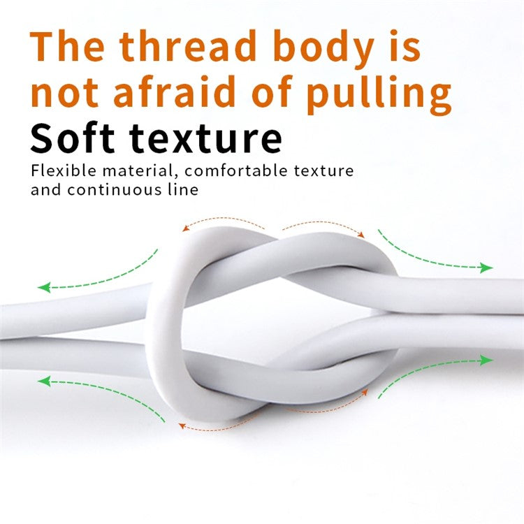 IVON CA19 1m USB to 8 Pin Lightning Data Cable 2.4A Fast Charging Wire for iOS