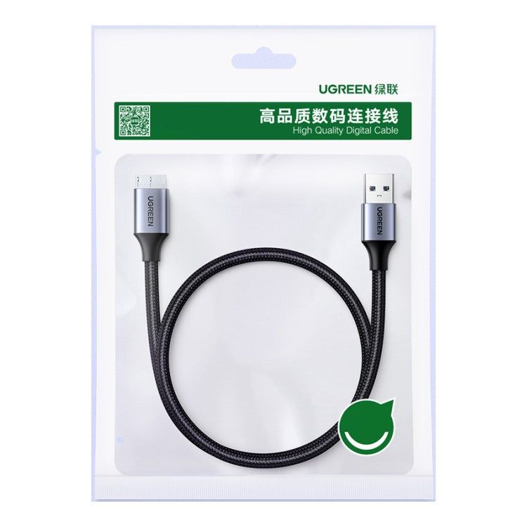 UGREEN 80792 0.5m USB 3.0 to Micro USB Charging Cable Charge Cord Nylon Braided External Hard Drive Data Cable