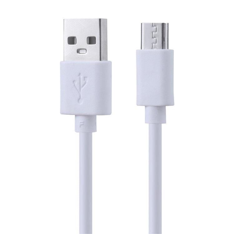 100cm Universal USB to Micro USB Charging Cable for Android Mobile Phone Tablet Copper Core TPE Wire (Not Support Data Transfer) - White