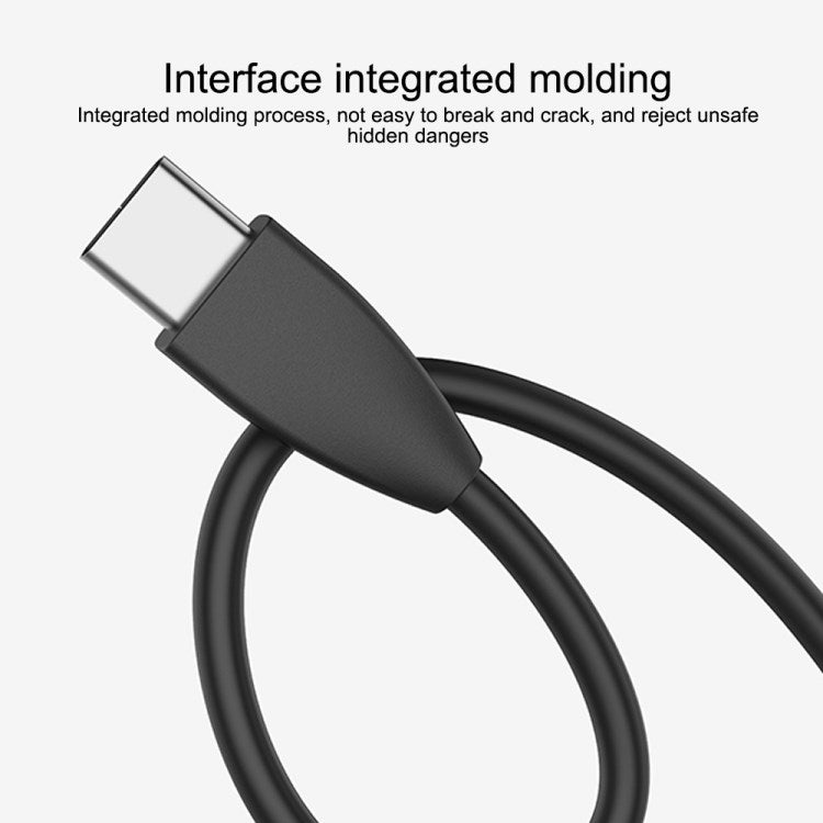 IVON CA87 USB to Lightning Fast Charging Cable 8 Pin Data TPE Tangle-free Cord, 1m - White