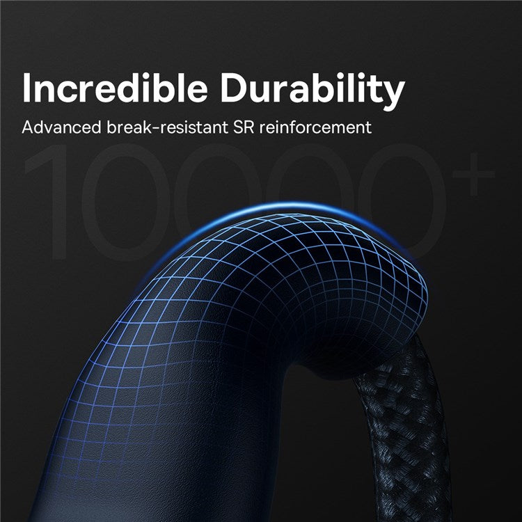 BASEUS Flash Series for iPhone 15 Series II Two-for-Three Charging Cable USB+Type-C to Micro+7 Pin+Type-C 100W Wire 1.2m - Blue