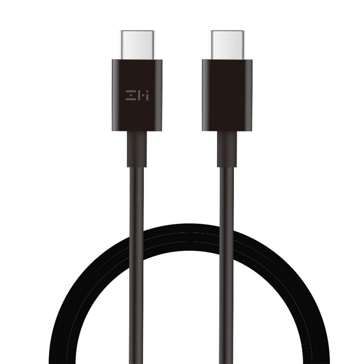 ZMI AL308E for iPhone 15 Series 1.5m Data Cable Type-C to Type-C 5A / 100W Fast Charging Wire, High-end Version - Black