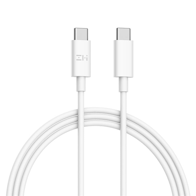 ZMI AL308E for iPhone 15 Series 1.5m Data Cable Type-C to Type-C 5A / 100W Fast Charging Wire, High-end Version - White