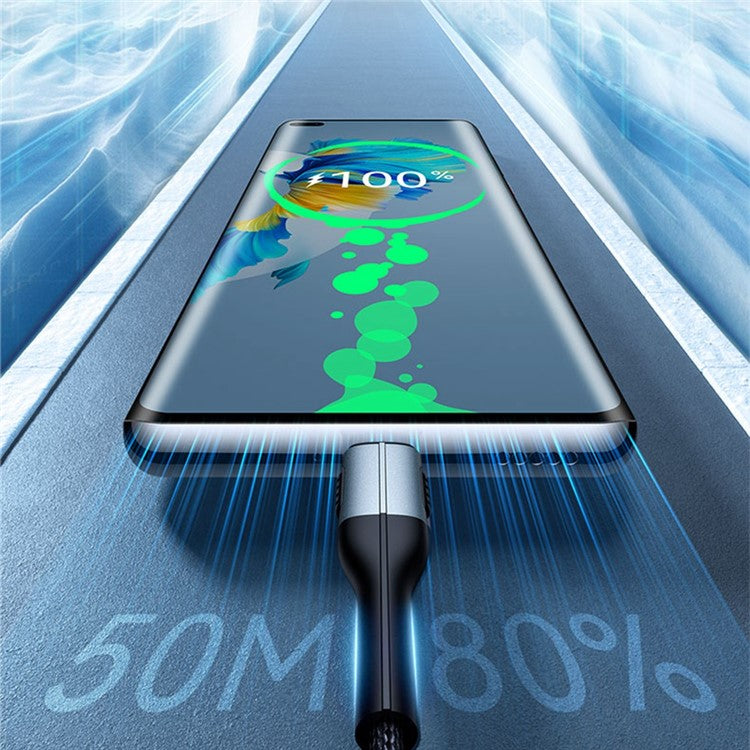 XUNDD for iPhone 15 Series 1m Type-C to Lightning Data Cable PD 20W Mobile Phone Fast Charging Wire - Blue