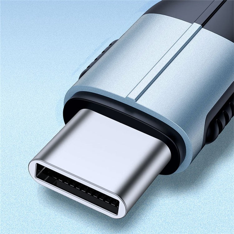 XUNDD for iPhone 15 Series 1m PD 20W USB-A to Type-C Braided Cable for Fast Charging and Data Transfer - Blue