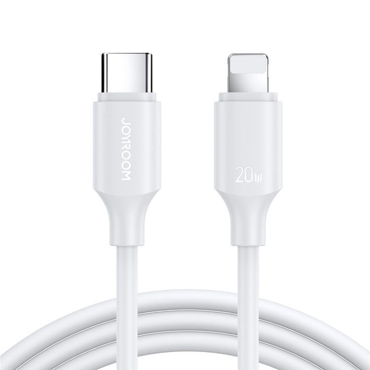 JOYROOM S-CL020A91 1m Premium Series for iPhone 15 Series Type-C to Lightning 480Mbps Data Cable PD 20W Fast Charging Wire - White