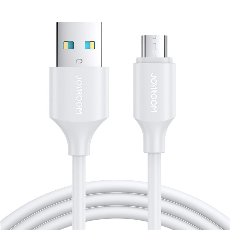 JOYROOM S-UM018A91 1m Premium Series USB-A to Micro 2.4A Fast Charging Data Cable - White