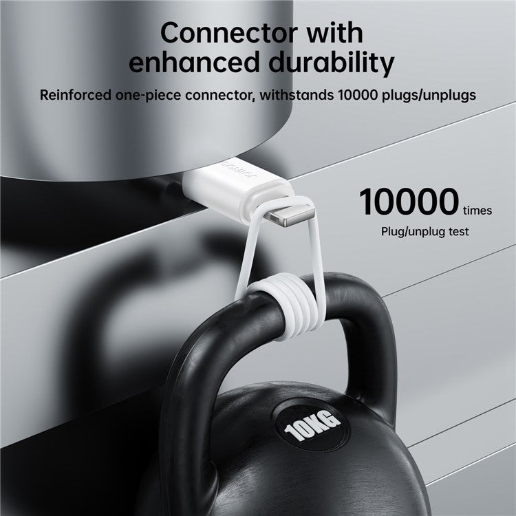 JOYROOM S-UL012A92 2m Premium Series 2.4A Fast Charging+Data Transmission Cable USB-A to Lightning Charger Cord - Black