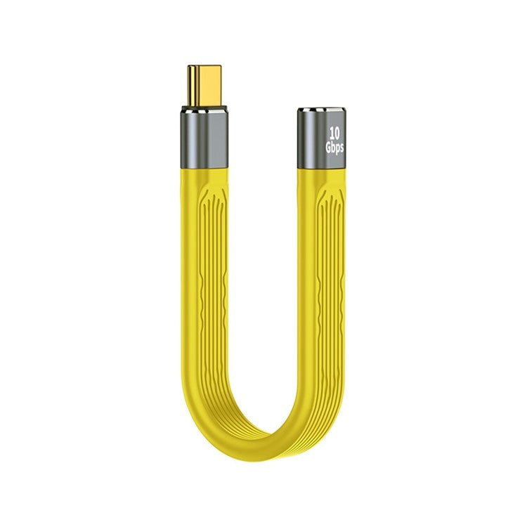 For iPhone 15 Series Type-C Female to Male PD 100W Fast Charging 10Gbps FPC Soft Data Cable, Cable Length: 13.8cm