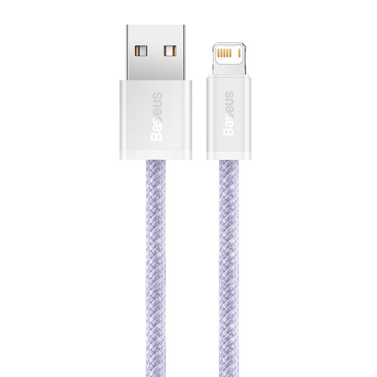 BASEUS Dynamic 2 Series Fast Charging Data Cable USB to iP 2.4A Charge Cord 1m - Purple