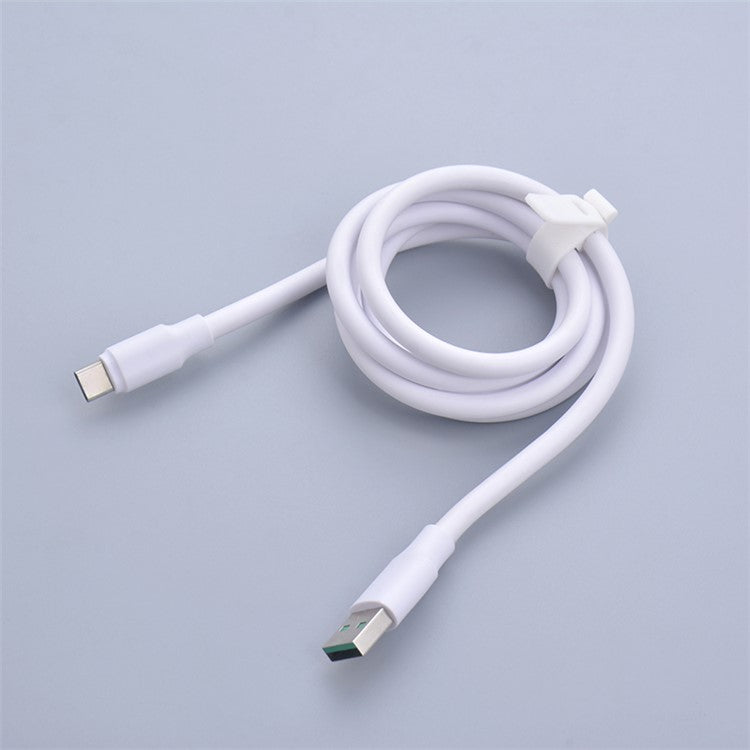 PINZUN PX-10 1m 6A USB to Type-C Cable 6A Fast Charge Data Transmission Line for Huawei, Sony, Xiaomi