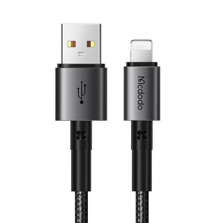 MCDODO CA-3581 MDD 1.8m Lightning Charging Cable for iPhone, iPad USB to Lightning Data Cord (Black)