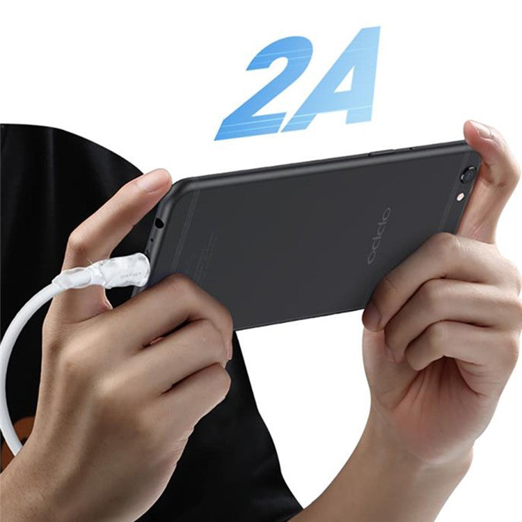 USAMS US-SJ607 U84 1m 2A Micro USB Charging Cable for Mobile Phone 480Mbps USB Data Cord