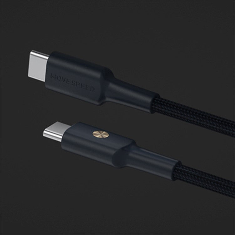 MOVE SPEED YSUCM01 1.2m MFi Certified Lightning Phone Charging Cable 3A Data Cord - Pink